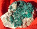 Dioptase cristaux biterminés Afrique Dioptase cristaux biterminés Afrique
