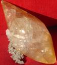Calcite orange Tenessee cristal biterminé Calcite orange Tenessee cristal biterminé