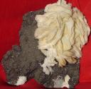 Barytine sur blende St Laurent le Minier Gard Barytine sur blende St Laurent le Minier Gard