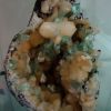 apophyllite verte et stilbite 23x20cm Nasik Inde