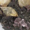 Calcite et fluorite sur sphalérite, Elmwood Mine, Tennessee, Etats-Unis (4) Calcite et fluorite sur sphalérite, Elmwood Mine, Tennessee, Etats-Unis (4)