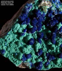 Azurite & Malachite (Morenci Mine - Arizona / USA)