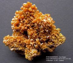 Plus d’informations sur « Pyromorphite (Les Farges - Ussel - Corrèze / France) »