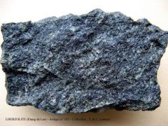 Lherzolite (Etang de Lers - Ariège)