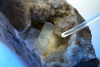 Les géodes de quartz, calcite et célestine de l'Ardèche