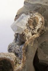 Célestine sur quartz