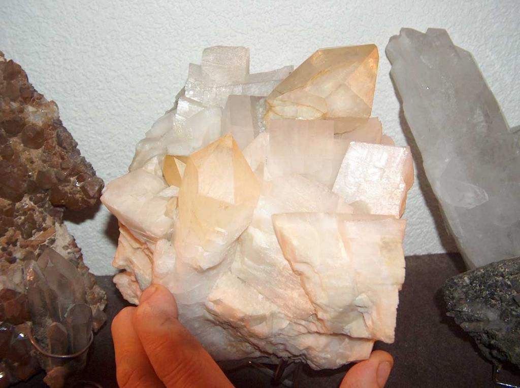 La CALCITE et QUARTZ à AME des PRE-PLANS