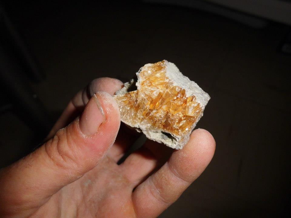 calcite orange de la chambotte