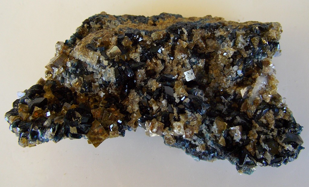 Lazulite avec sidérite et quartz