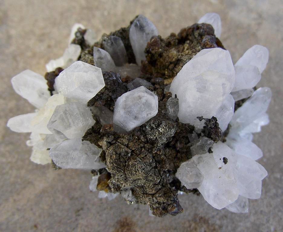 Arsénopyrite, Quartz et Sphalérite