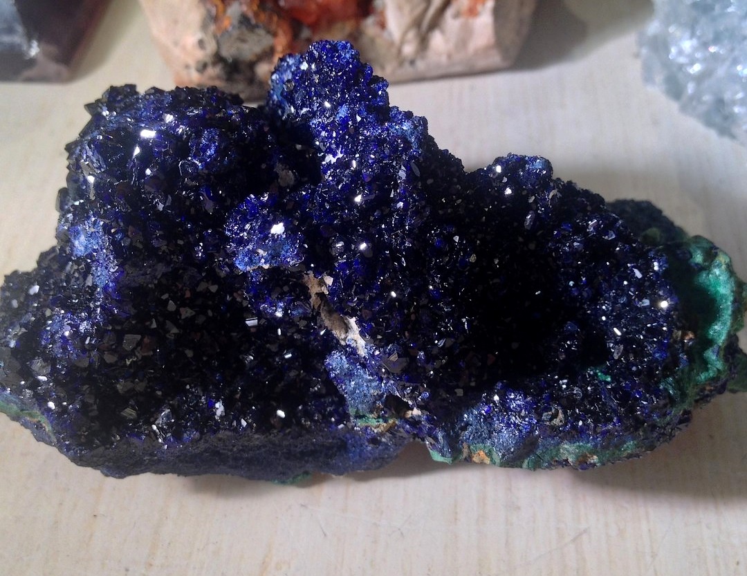 Azurite du Laos.