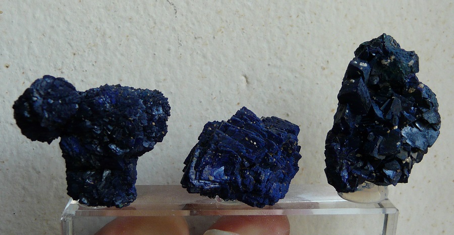 Azurites ( bleue), Chessy les Mines, Le bois D'Oingt, Rhône, Rhône Alpes, France.