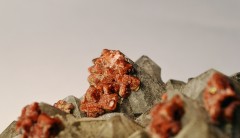 Calcite,pyrite sur quartz de Bulgarie