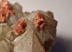 Calcite,pyrite sur quartz de Bulgarie