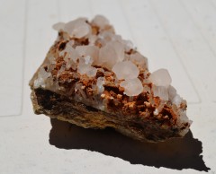 Calcite sur quartz