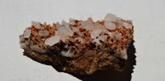 Calcite sur quartz