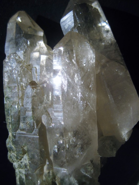 cristal de roche enfumé et chlorite 1.JPG