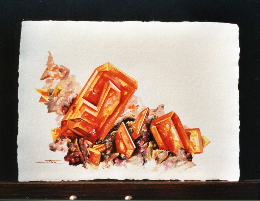 WULFENITE - Aquarelle - Papier chiffon fait main - Copie.jpg