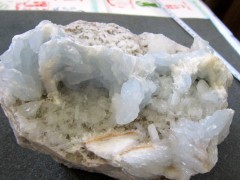 Baryte bleue des porres