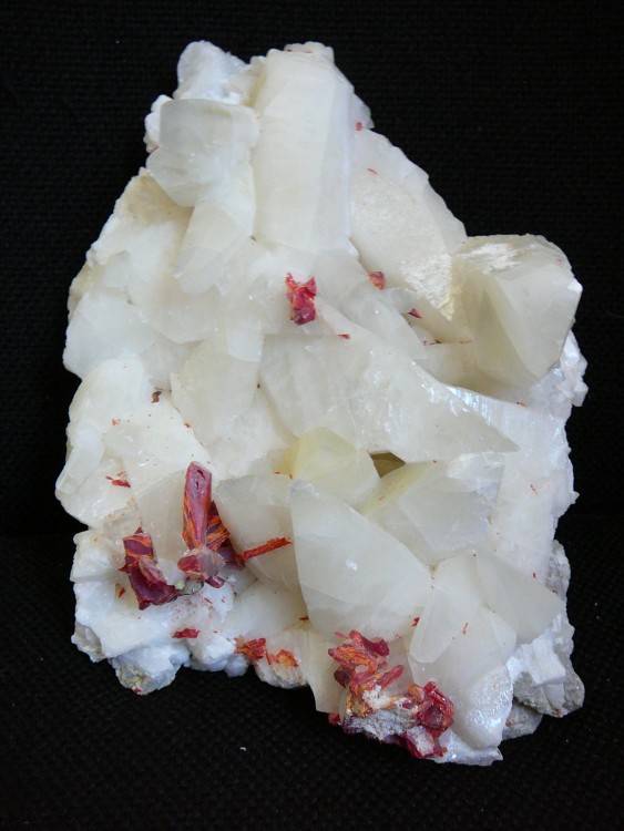 Réalgar sur Calcite  Chine 3.JPG