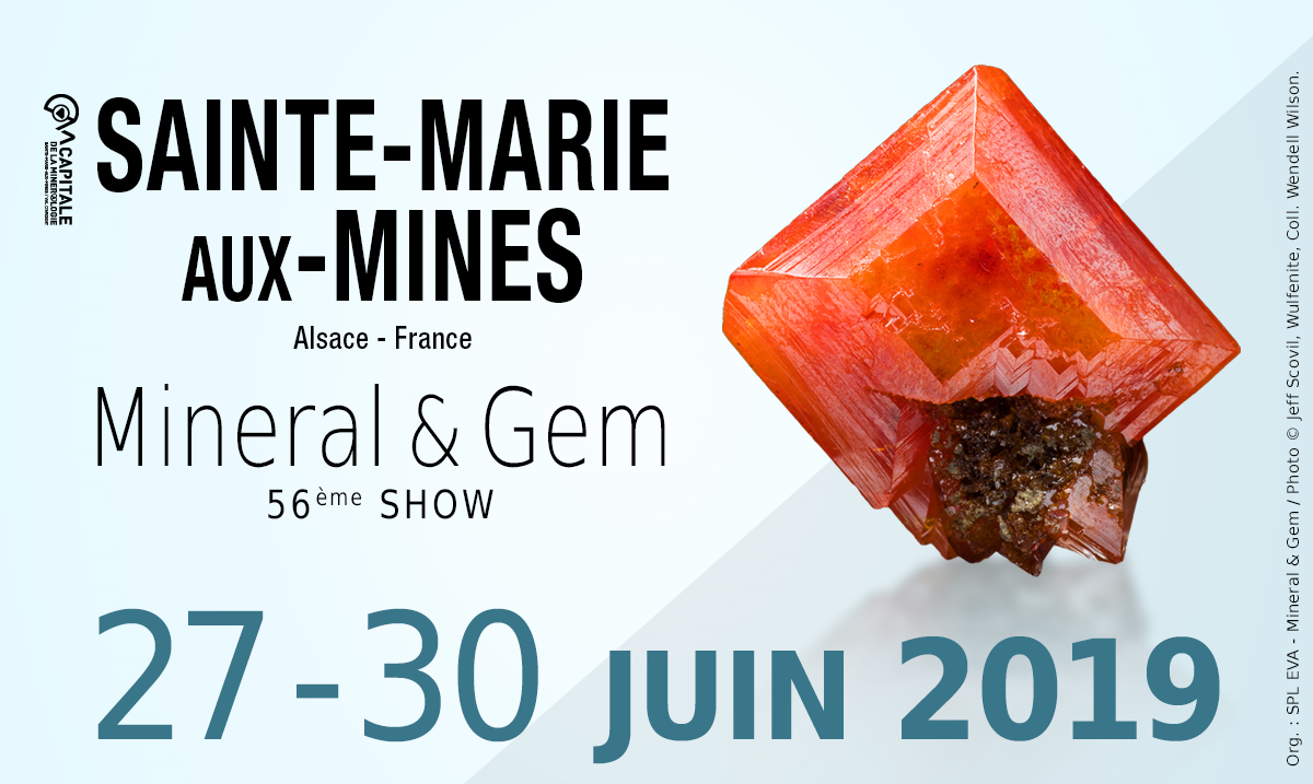 Bourse minéraux de Sainte Marie aux Mines 2019 compterendu photo et
