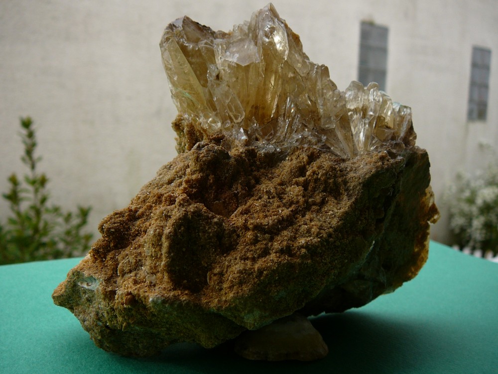 Aragonite miel Estang Gers France 3.JPG