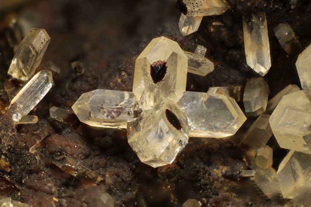 Phillipsite macle de stempel le bousquet d'Orlhaguet FOV 6 mm 005.jpg