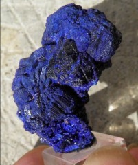 chessylite semi cristallisée