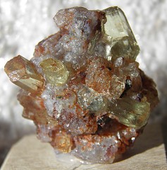 Apatite sur Calcite