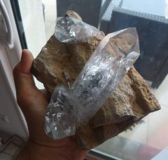 quartz type "Herkimer" Jinkouhe Chine