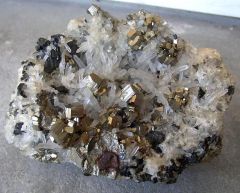 Pyrite, Quartz et Sphalérite