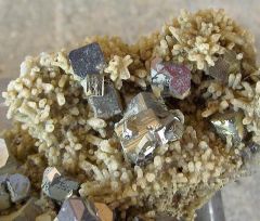 Galène, Quartz et Pyrite