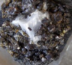 Sphalerite et Calcite