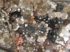 Septaria à Quartz diamant, Calcite et Strontianite