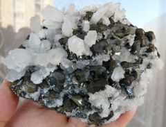 Sphalérite et Quartz, Casapalca, Huarochiri, Lima, Pérou.