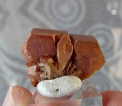 Vanadinite, Taouz, Province Er Rachidia, Région Meknès-Tafilalet, Maroc.