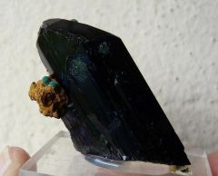 Azurite et Malachite, Touissit, Maroc.