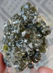 Blende Verte (Cléophane), Mine Septemvri, Madan, Monts Rhodope, Bulgarie