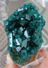 Dioptase, Mines Djoué, Renéville, Kidanba District, RDC.